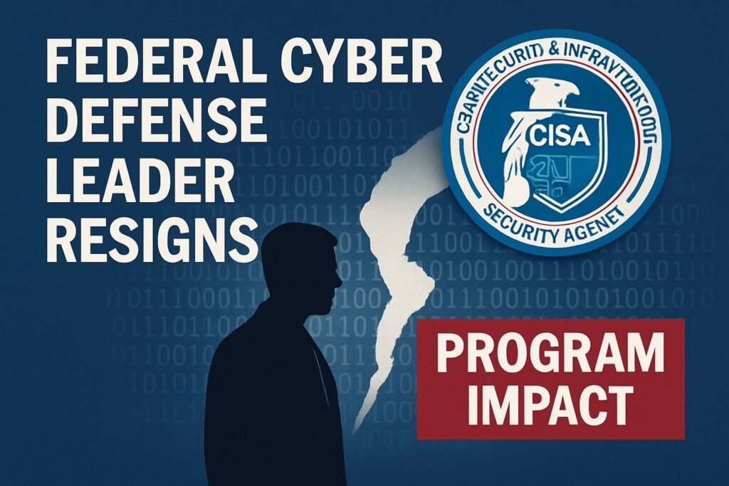 Federal Cyber Defense Leader Resigns from CISA & Program Impact
